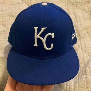 Kansas City Royals Authentic Official On-Field New Era Cap 7-3/8